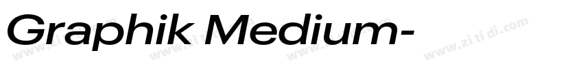 Graphik Medium字体转换